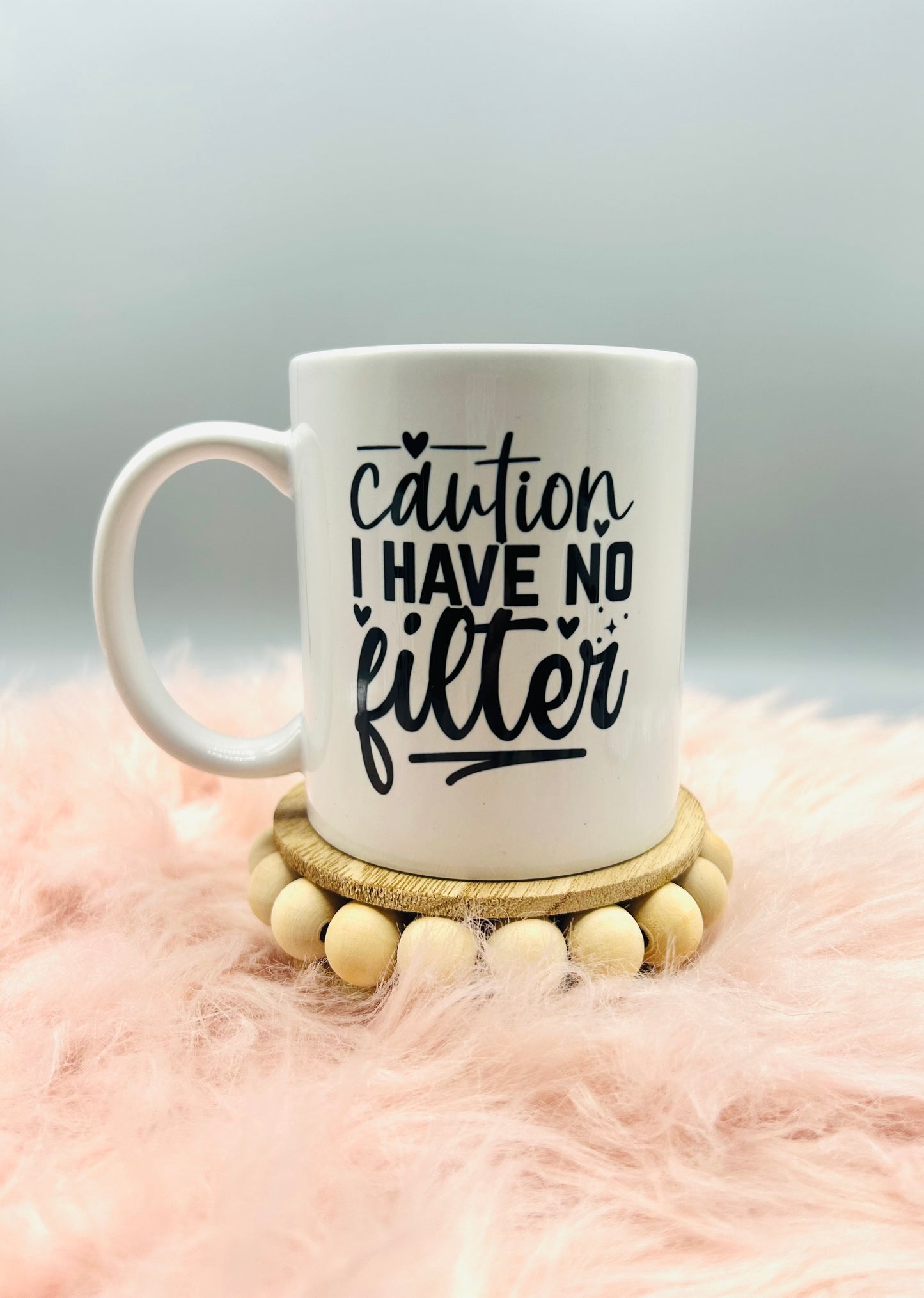 Caution No Filter-12oz mug