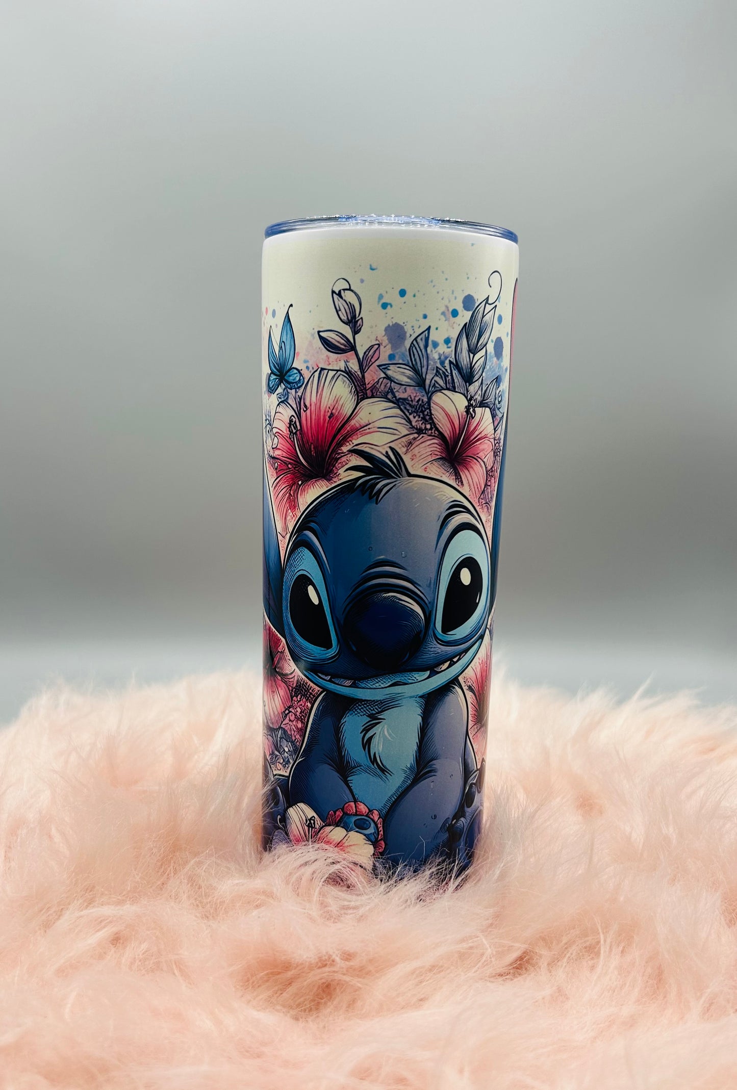 Stitch Floral 20oz Skinny Tumbler