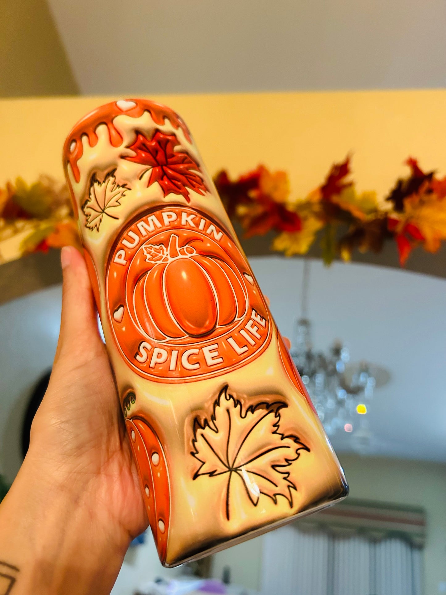 Pumpkin Spice Life 20oz skinny