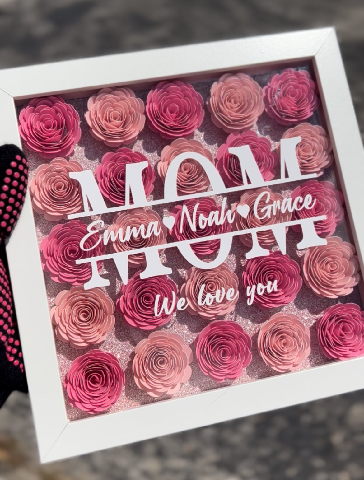 Mom/Nana shadow box