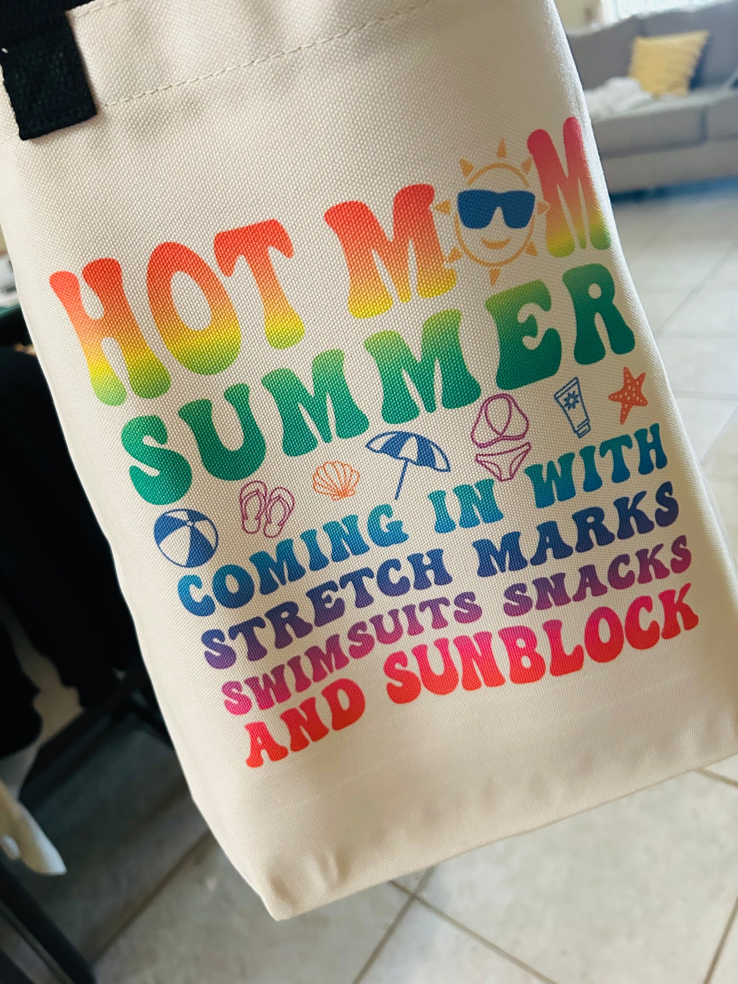 Hot Mom Summer Tote Bag