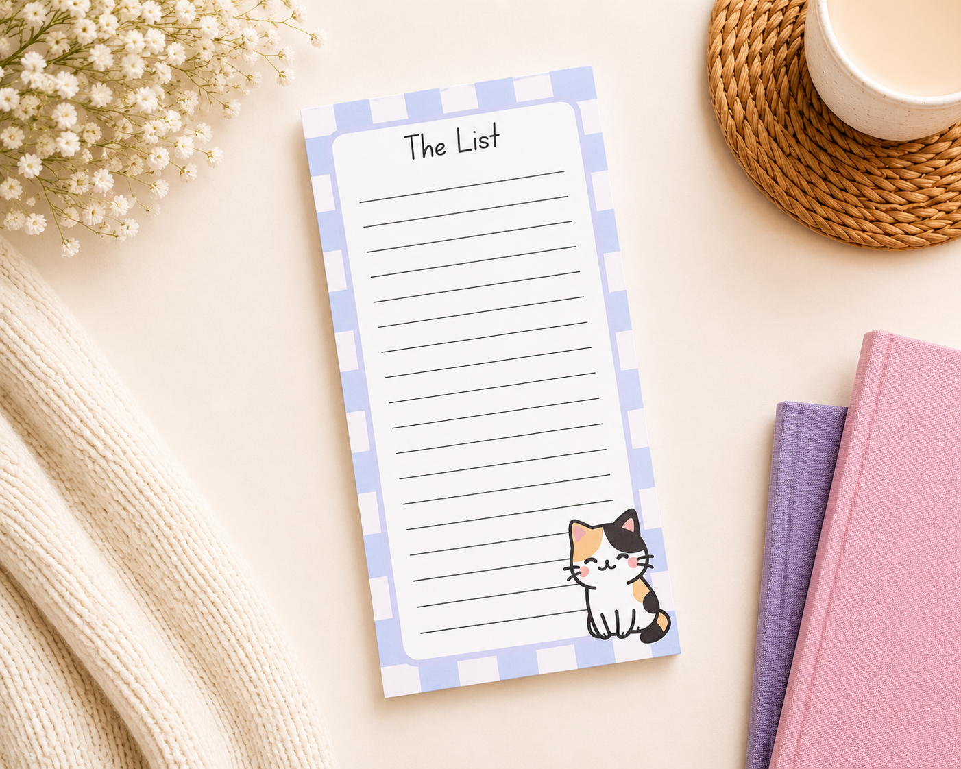 Cat Slim Notepad