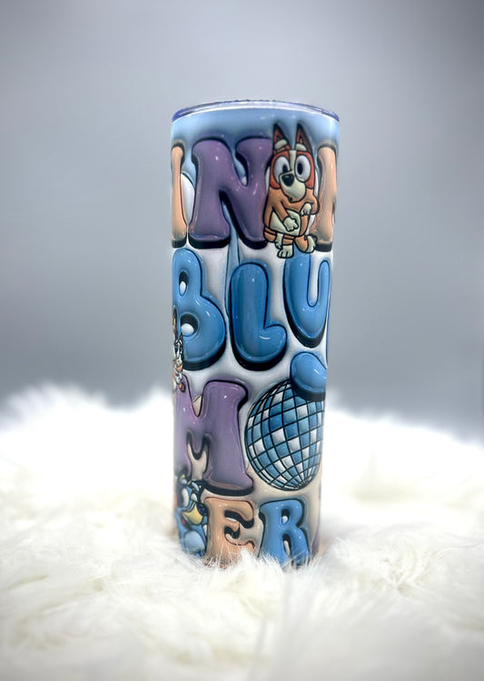 Bluey Mom Era-20oz Skinny Tumbler