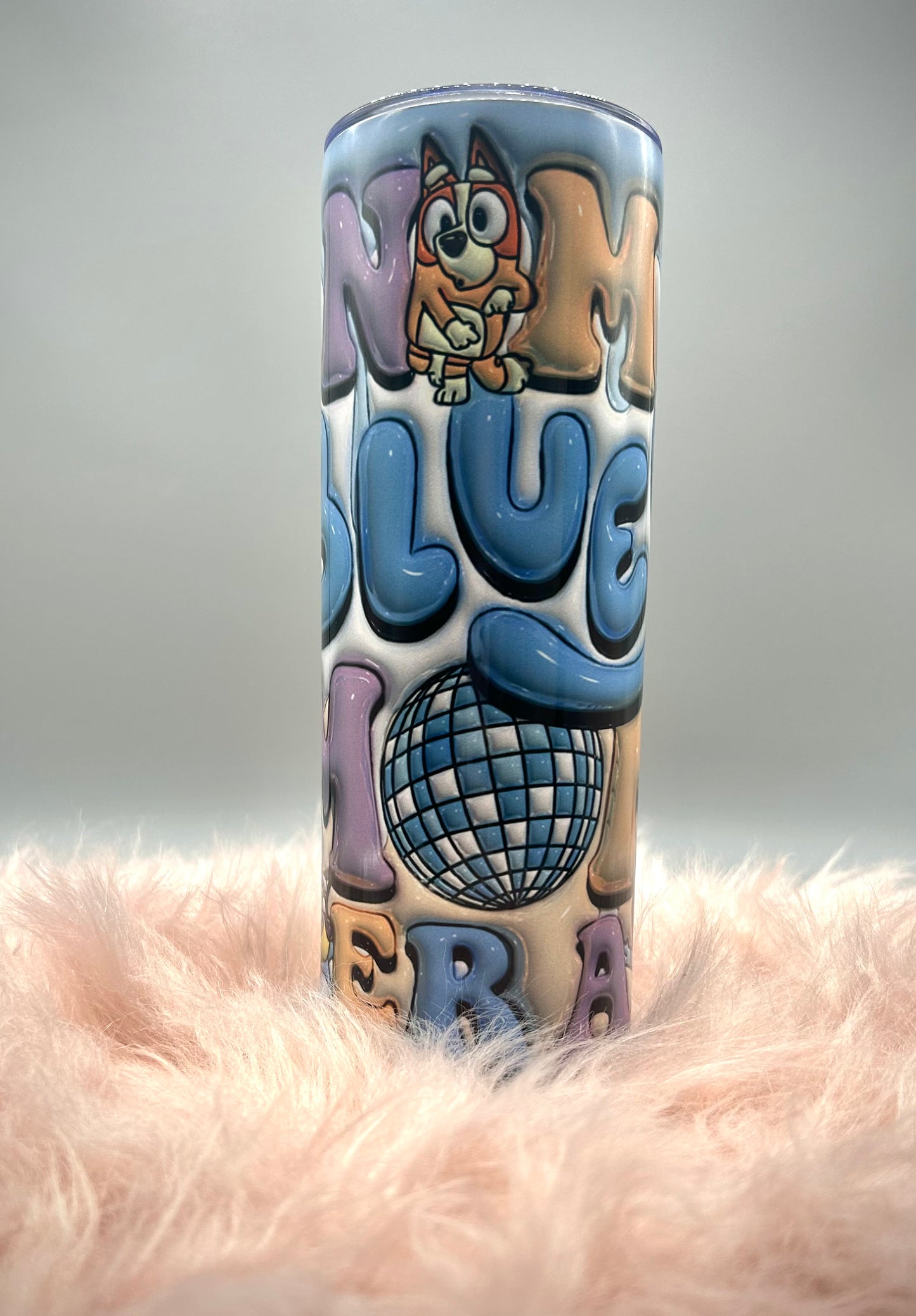 Bluey Mom Era-20oz Skinny Tumbler