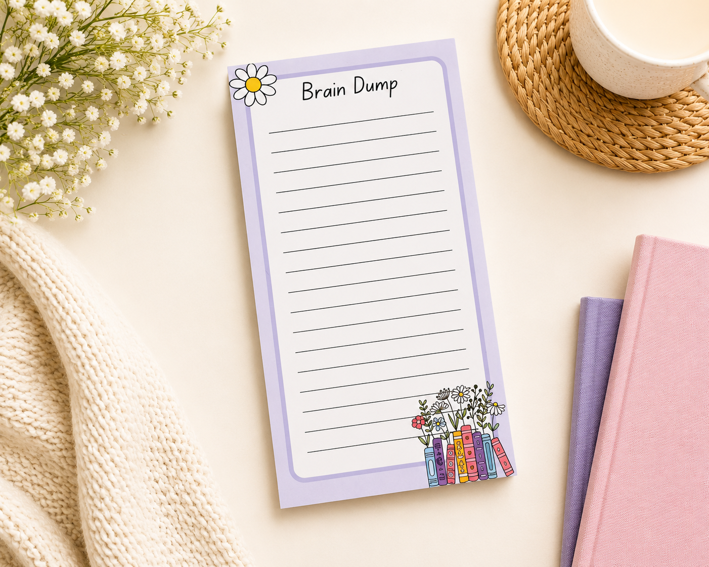 Brain Dump Slim Notepad