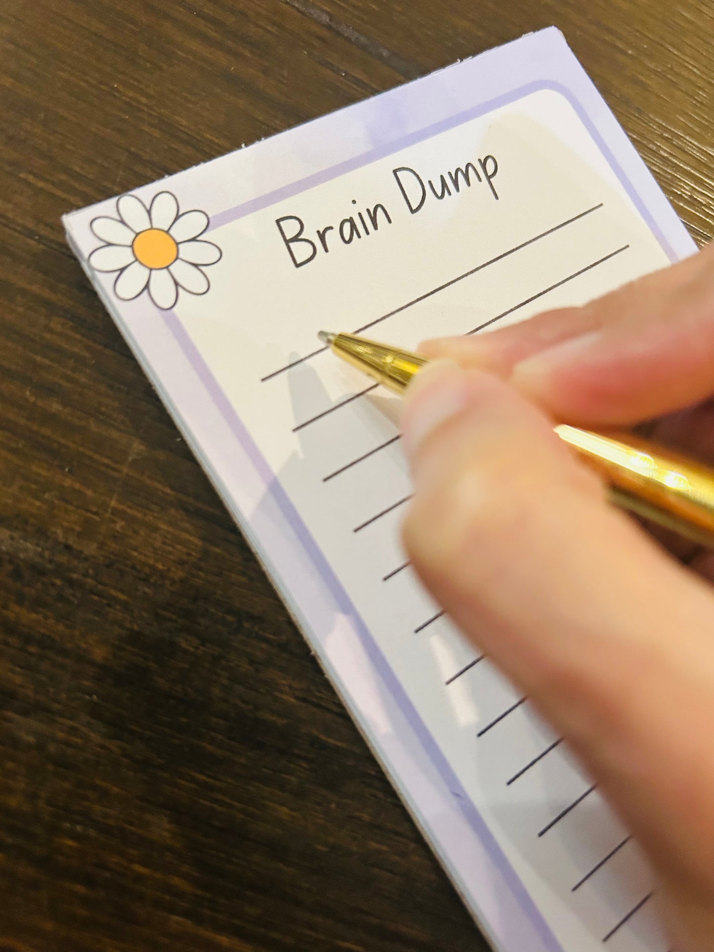 Brain Dump Slim Notepad