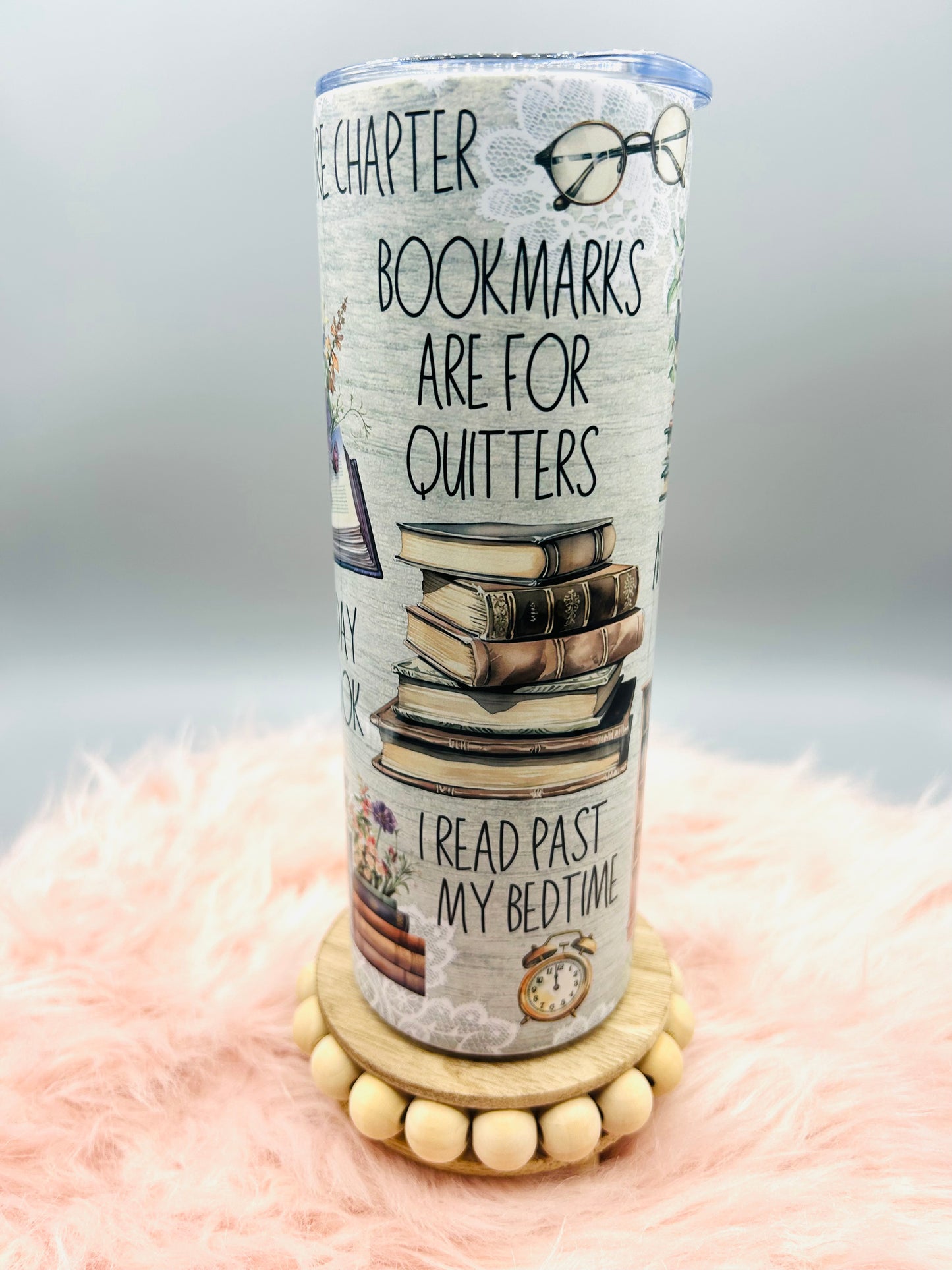 Book Lover-20oz Skinny Tumbler