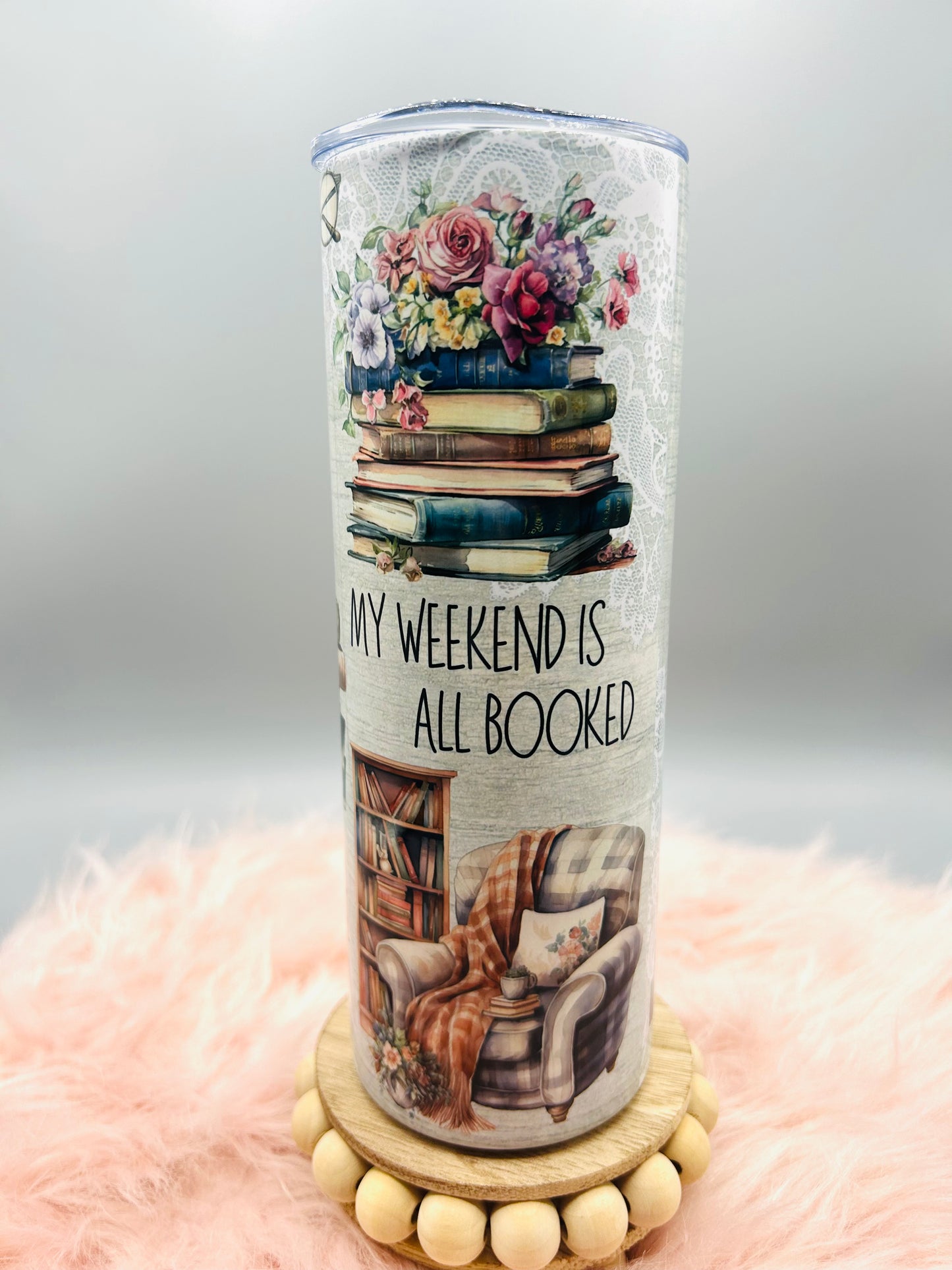 Book Lover-20oz Skinny Tumbler