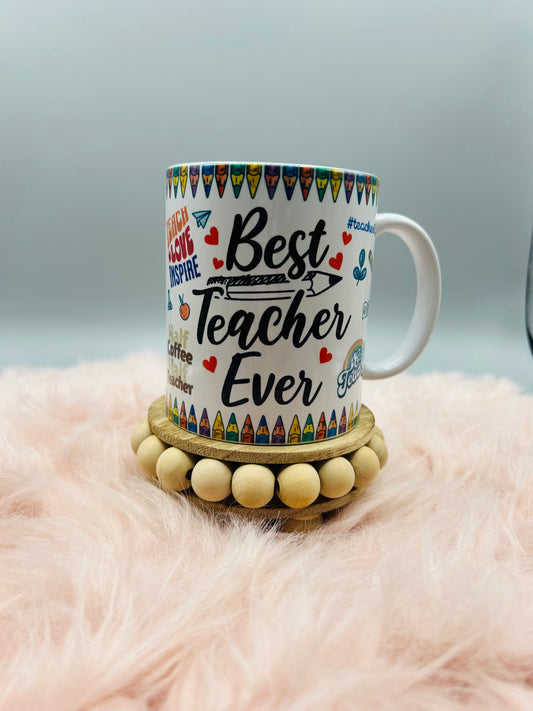 Best Teacher Ever-12oz Mug